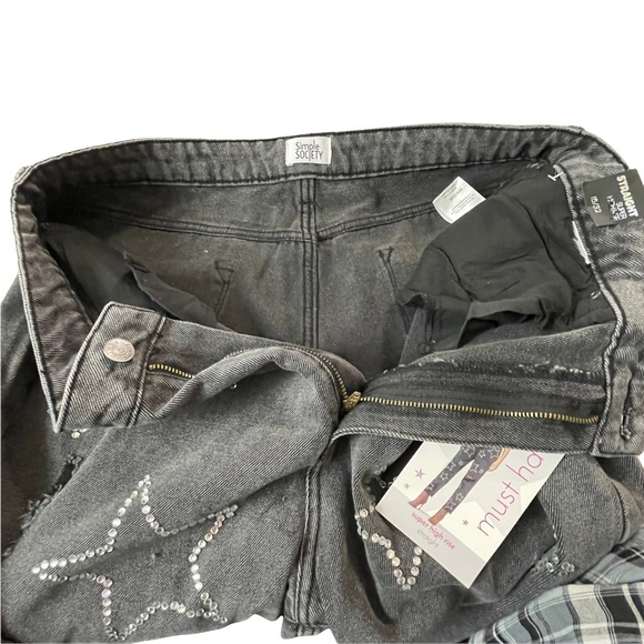 Simple Society straight jeans size 15/32 - Picture 9 of 13